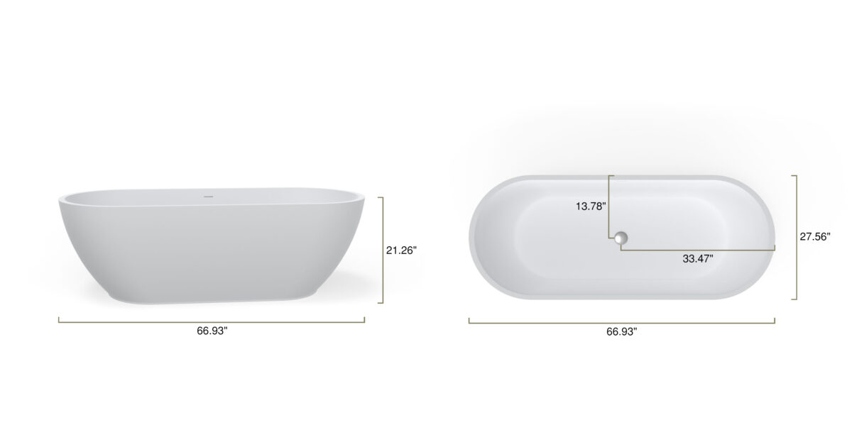 Freestanding Bathtub BW-02-L