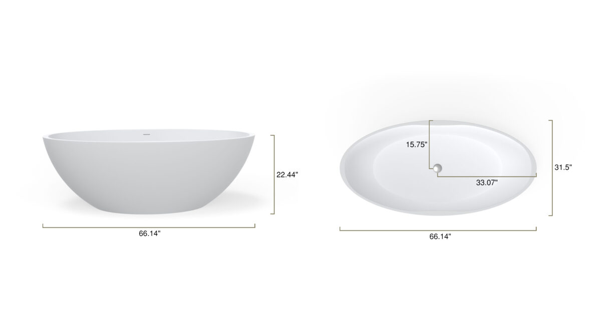 Freestanding Bathtub BW-04-XL