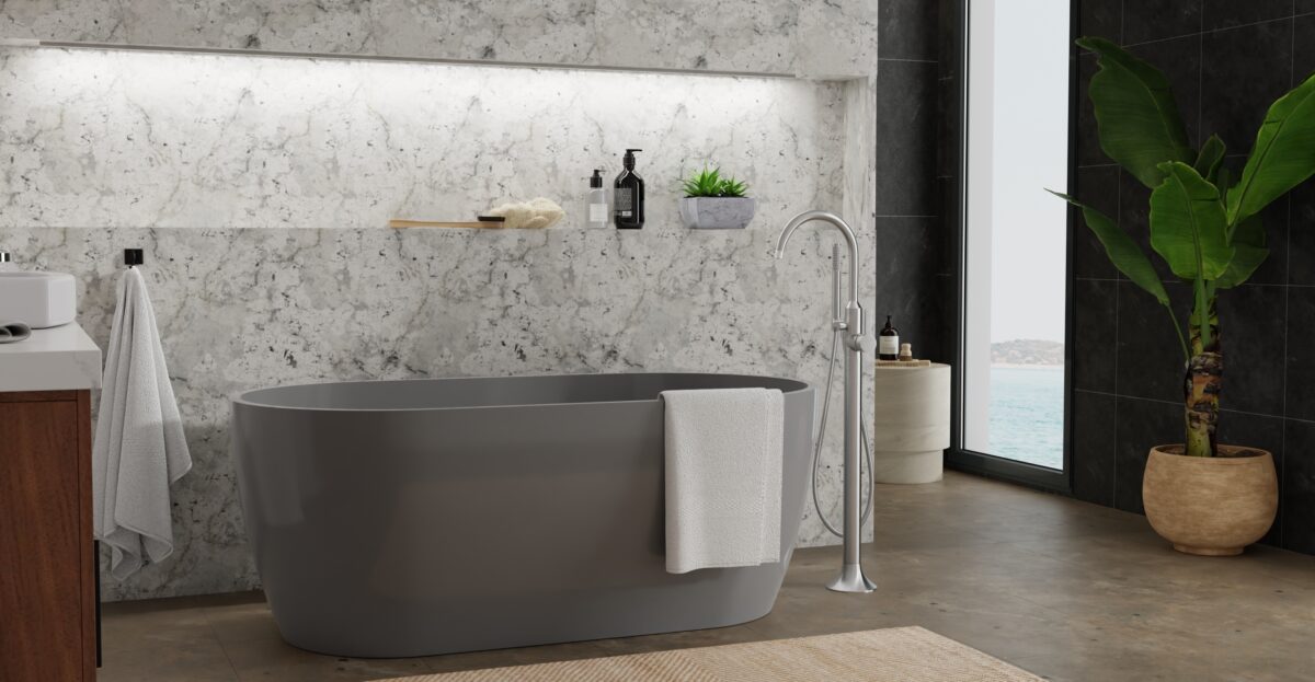 Freestanding Bathtub BW-02-S-GRY