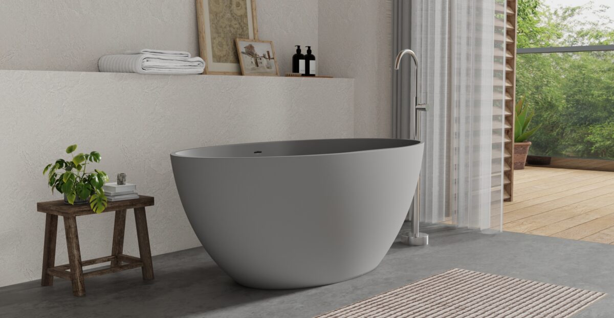 Freestanding Bathtub BW-04-L-GRY