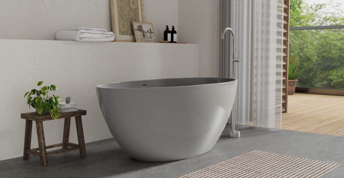 Freestanding Bathtub BW-04-L-GRY