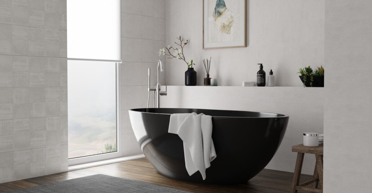 Freestanding Bathtub BW-04-XL-BLK