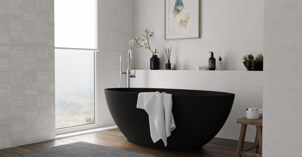 Freestanding Bathtub BW-04-XL-BLK