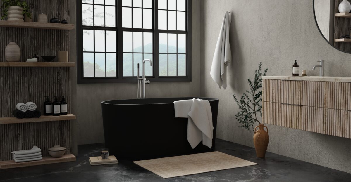 Freestanding Bathtub BW-08-BLK