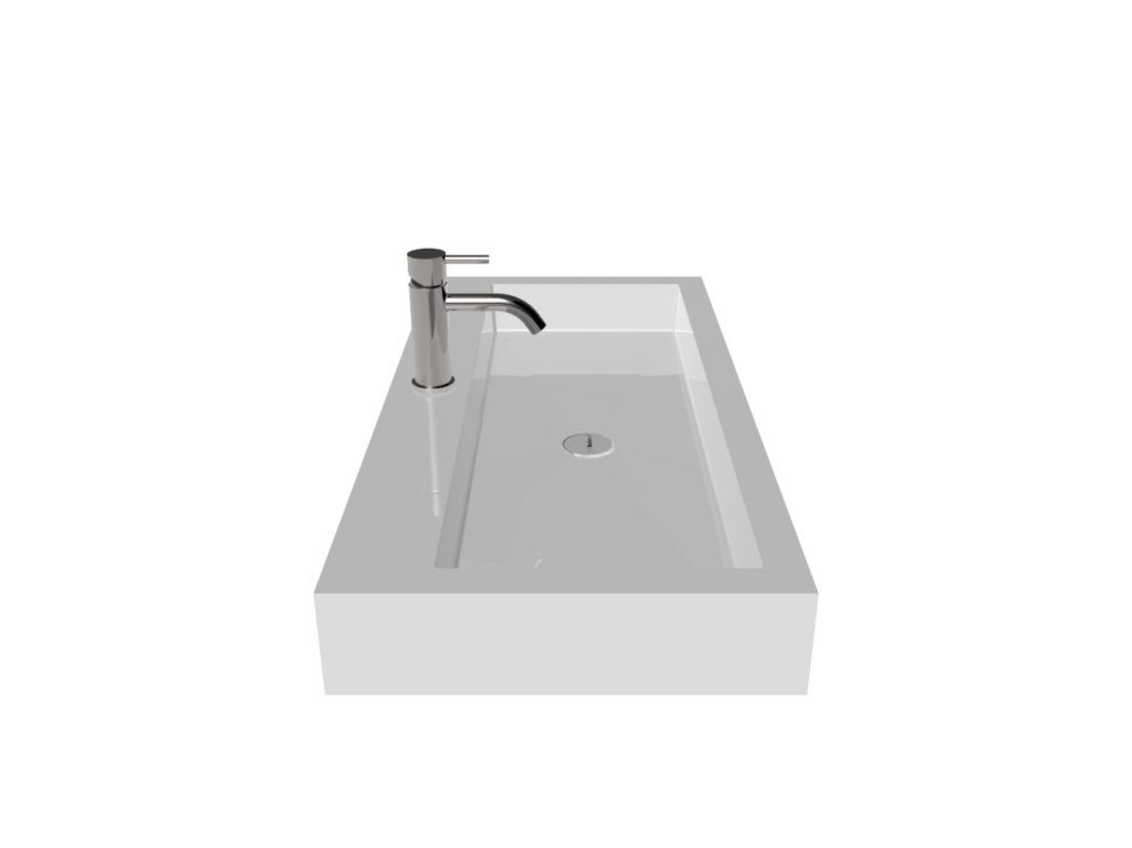 Extra Large Countertop Sink - Model WB-05-XL | Badeloft USA