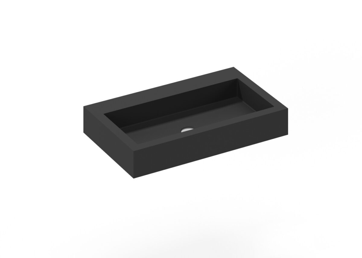 Wall Mounted Sink WT-06-L-BLK