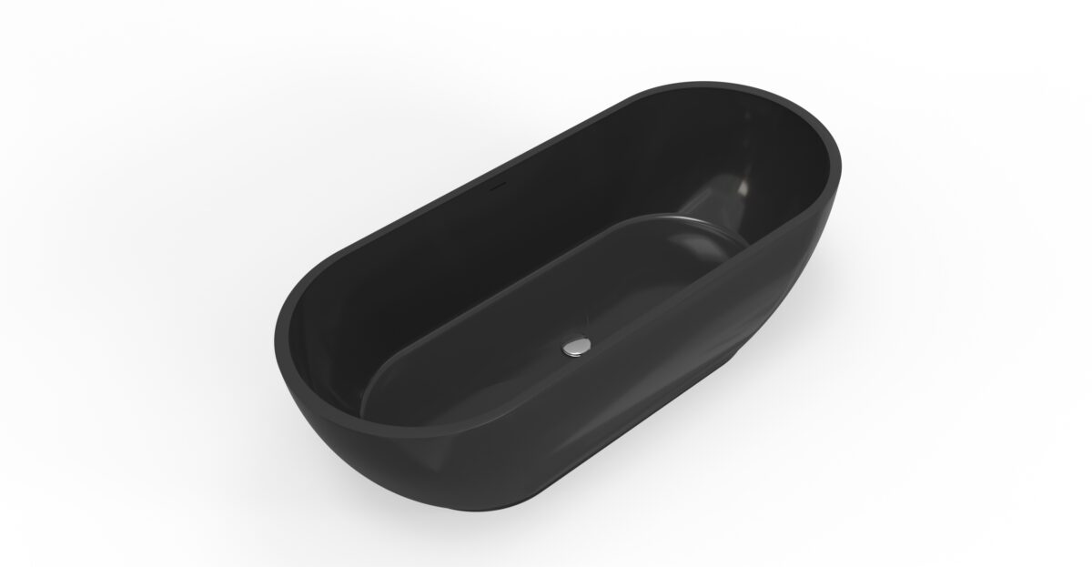 Freestanding Bathtub BW-02-XL-BLK