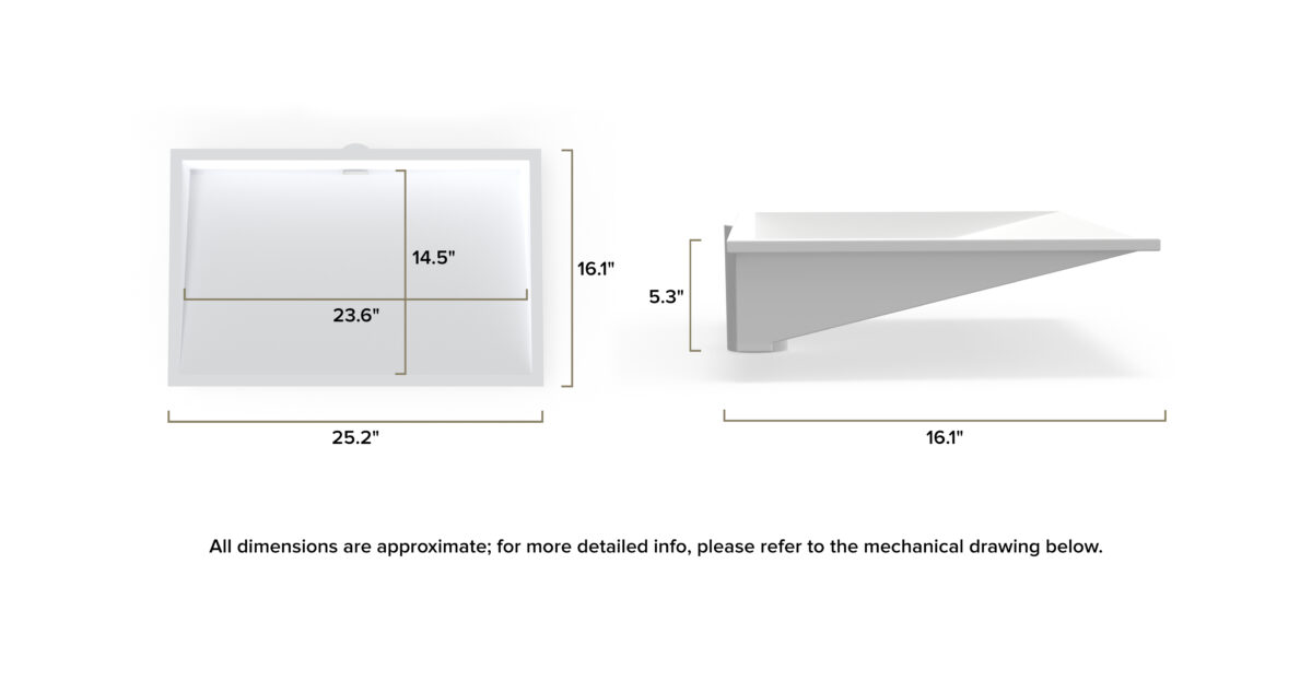 Undermount Ramp Sink UB-04-L