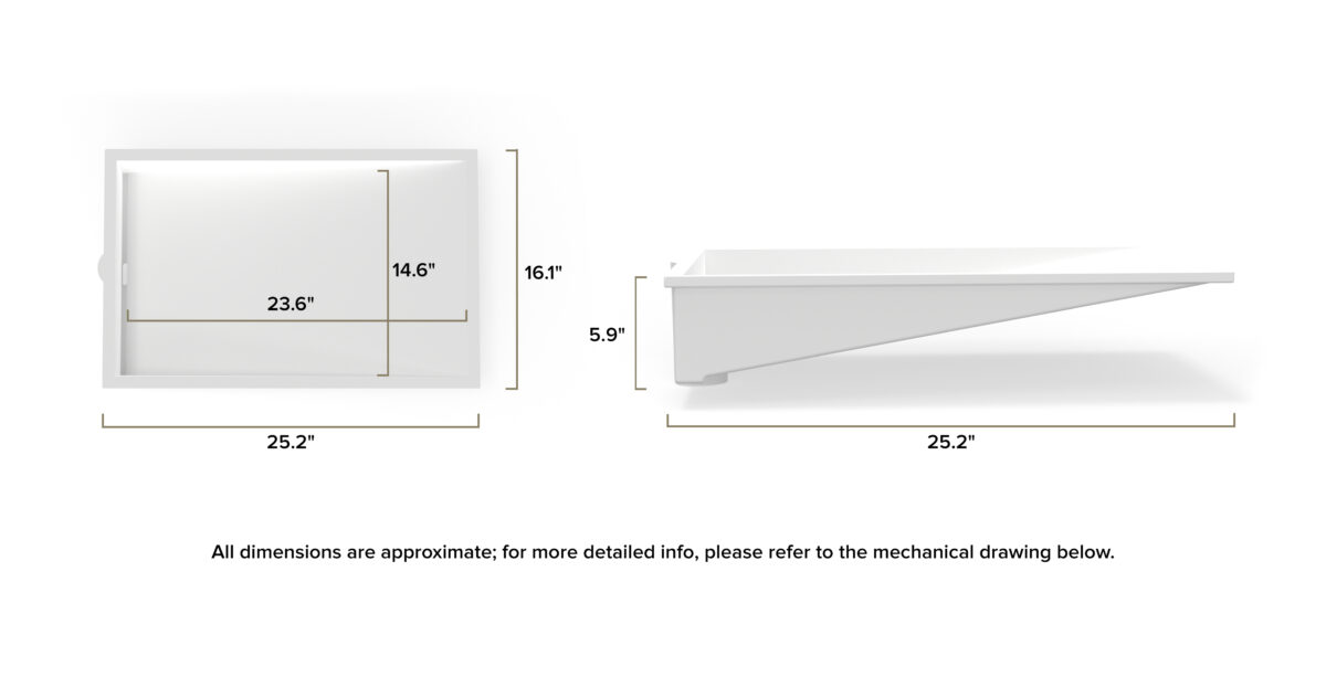 Undermount Ramp Sink UB-04-RL